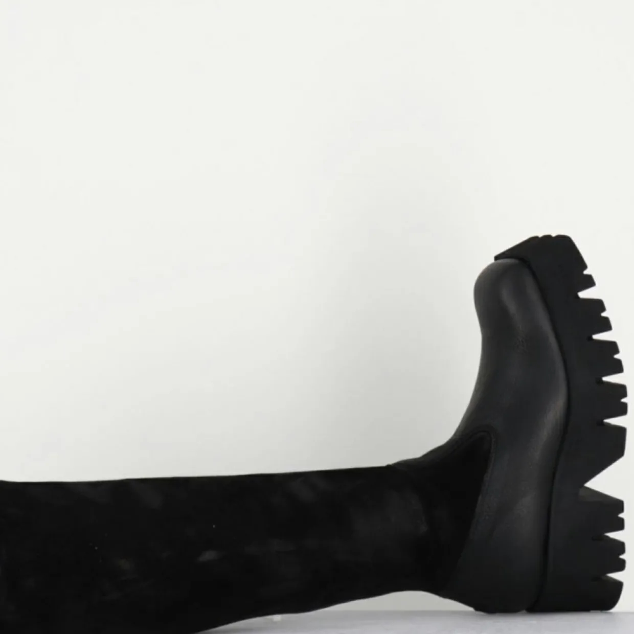 Femme Lofina Bottes^Bottes en Cuir 4225 gas noires - Talon : 6cm