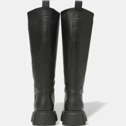 Bottes en Cuir chunky Campagne noires-Marc O'Polo Sale
