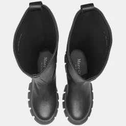 Bottes en Cuir chunky Campagne noires-Marc O'Polo Sale