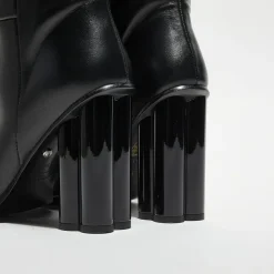 Bottes en Cuir Clover noires - Talon 10 cm-Sonia Rykiel Discount
