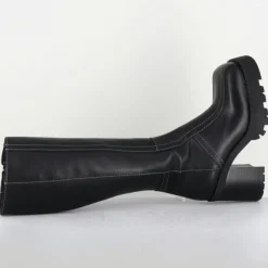 Bottes en Cuir dulce noires - Talon : 9.5cm-E8 By Miista Discount