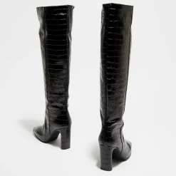 Femme Apologie Bottes^Bottes en Cuir Lana noires - Talon 9 cm