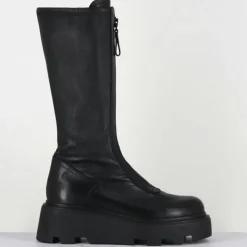 Femme Premiata Bottes^Bottes en Cuir M6622 noires