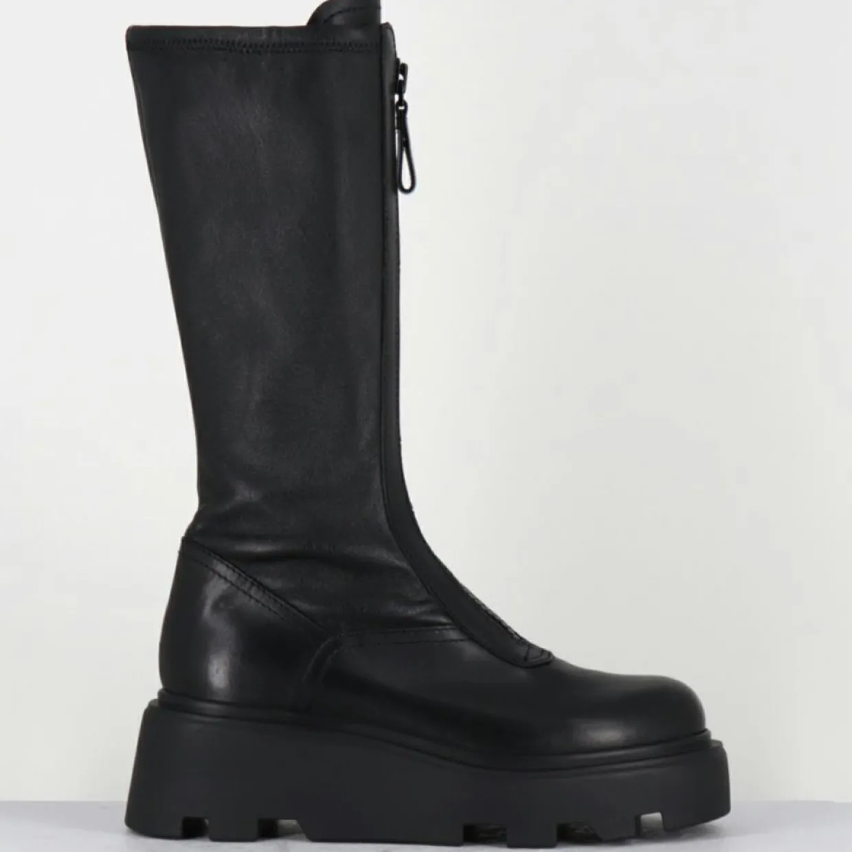 Femme Premiata Bottes^Bottes en Cuir M6622 noires