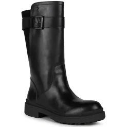 Femme Geox Bottes^Bottes en Cuir Nevegal noires