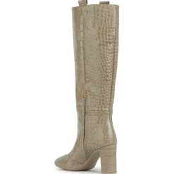 Femme Geox Bottes^Bottes en Cuir Pheby 80 sable - Talon 8 cm
