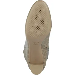 Femme Geox Bottes^Bottes en Cuir Pheby 80 sable - Talon 8 cm