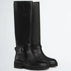 Femme Liu-Jo Bottes^Bottes en Cuir Pink noires