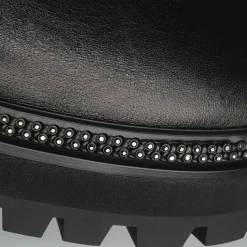 Femme Liu-Jo Bottes^Bottes en Cuir Pink noires