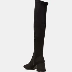 Femme Galeries Lafayette Bottines^Bottes en Cuir stretch noires - Talon 7 cm