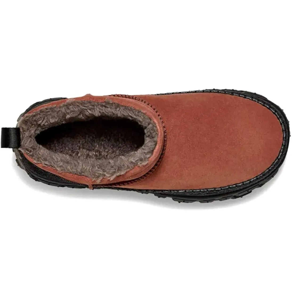 Bottes en Velours de Cuir Venture Daze Ultra Mini rouge/noir-Ugg