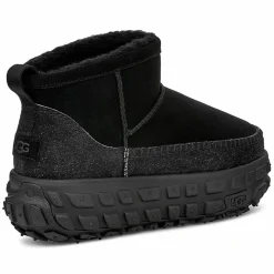 Bottes en Velours de Cuir Venture Daze Ultra Mini noires-Ugg Outlet