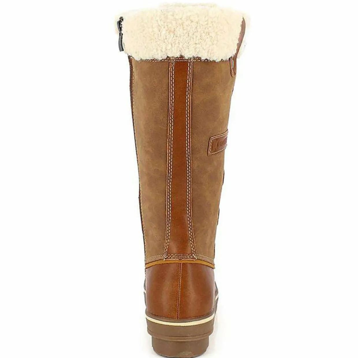 Bottes fourrées Floriane camel-Kimberfeel Discount
