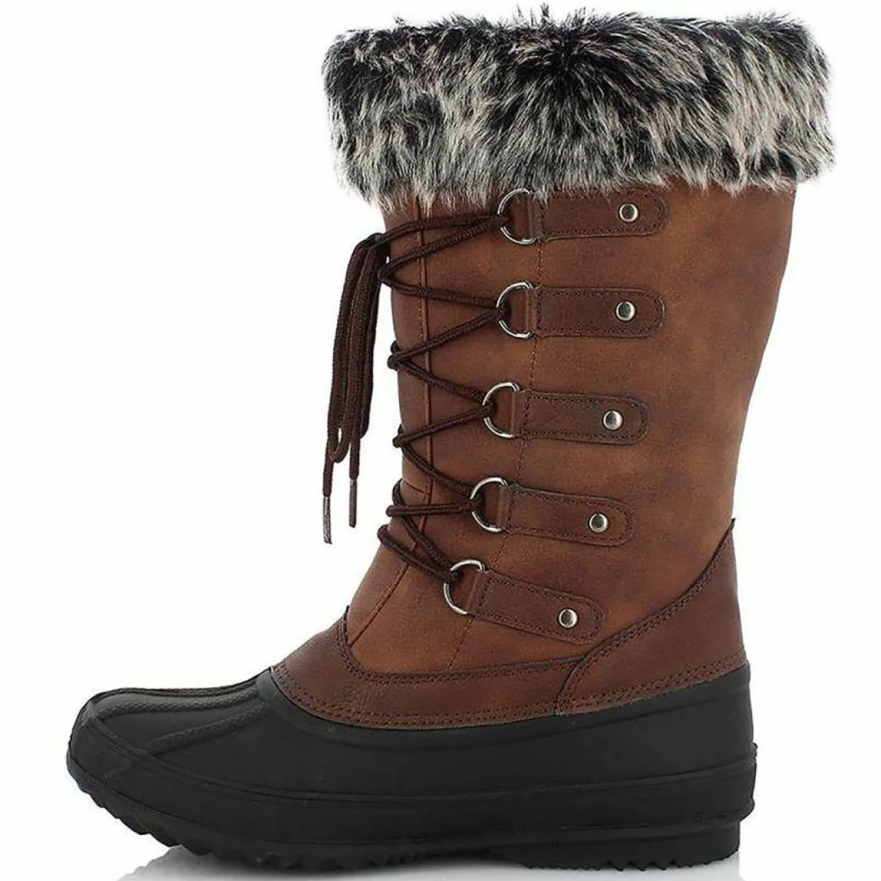 Femme Kimberfeel Bottes^Bottes fourrées Kelyne marron/noir