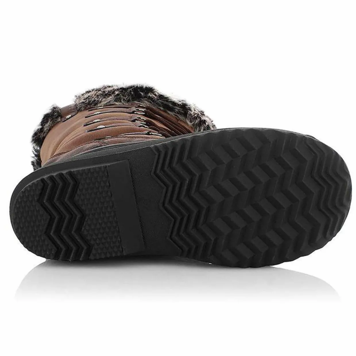 Femme Kimberfeel Bottes^Bottes fourrées Kelyne marron/noir