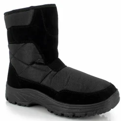 Bottes fourrées Luca noires-Kimberfeel Discount