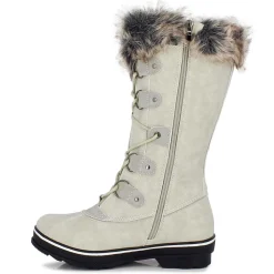 Bottes Fourrées Manon blanc cassé-Kimberfeel New