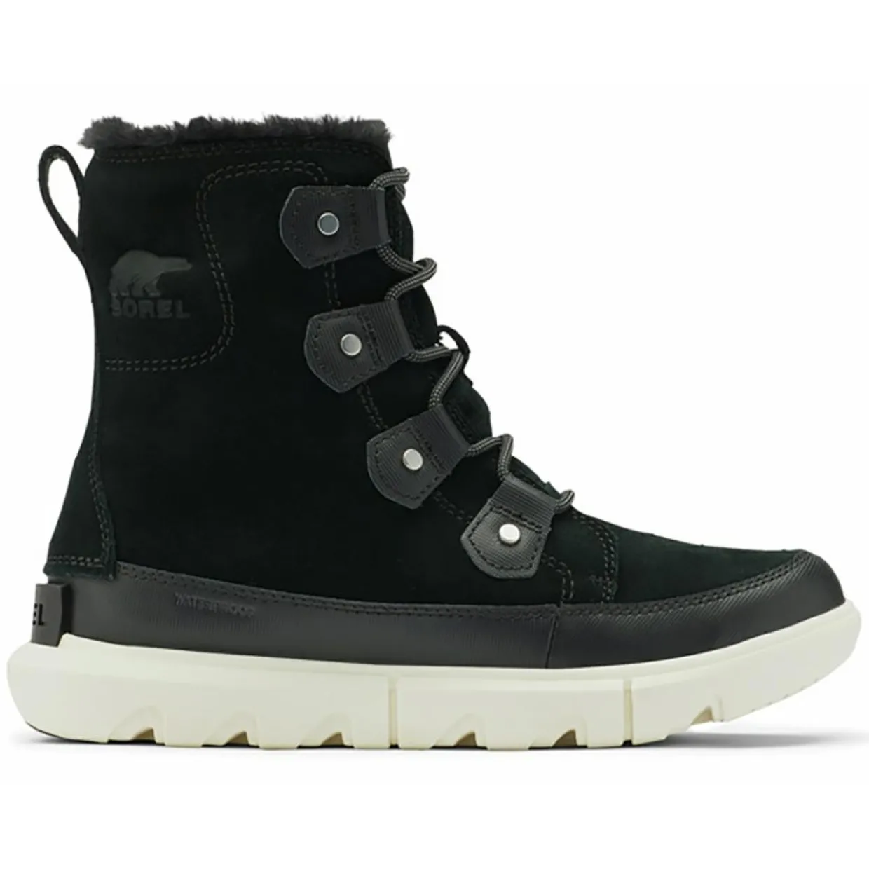 Bottes lifestyle Explorer Ii Joan Faux Fur Wp noires-Sorel Sale