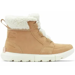 Femme Sorel Bottes^Bottes lifestyle Explorer Ii Carnival Cozy Wp marron