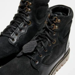 Homme Kickers Boots^Bottillons en Cuir Kick Mountain noirs