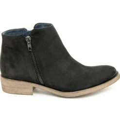 Bottines en Cuir noires-Lab78 Outlet
