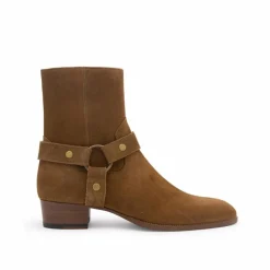 Bottines à harnais Wyatt marron-Saint Laurent Outlet