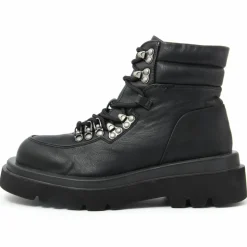 Femme Lab78 Bottines^Bottines à lacets noires - Talon 5 cm