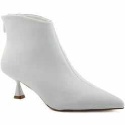 Femme Lab78 Bottines^Bottines à talon blanches - Talon 5 cm