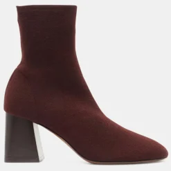 Bottines à Talon chocolat - Talon 7 cm-Neous New