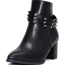 Femme Lab78 Bottines^Bottines à talon Clotilde noires - Talon 6 cm