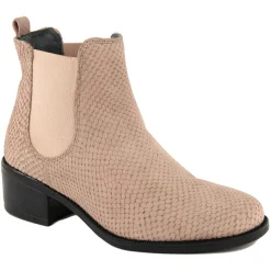 Bottines à talon en Cuir Joy beiges-Lab78 Outlet