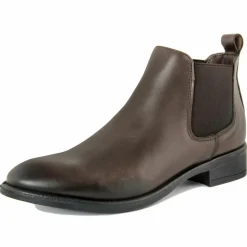 Bottines à talon en Cuir marron-Lab78 Clearance