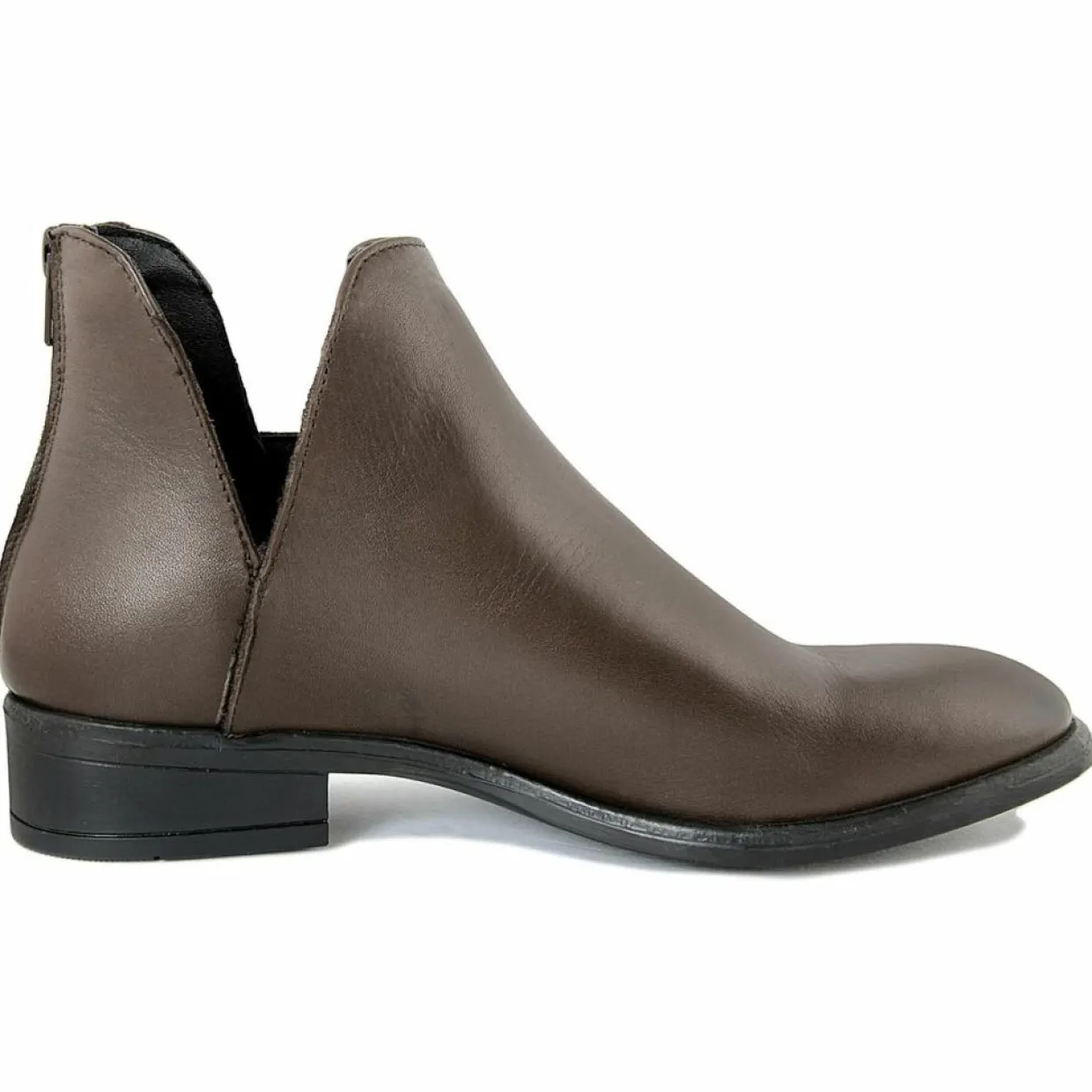Femme Lab78 Bottines^Bottines à talon en Cuir marron