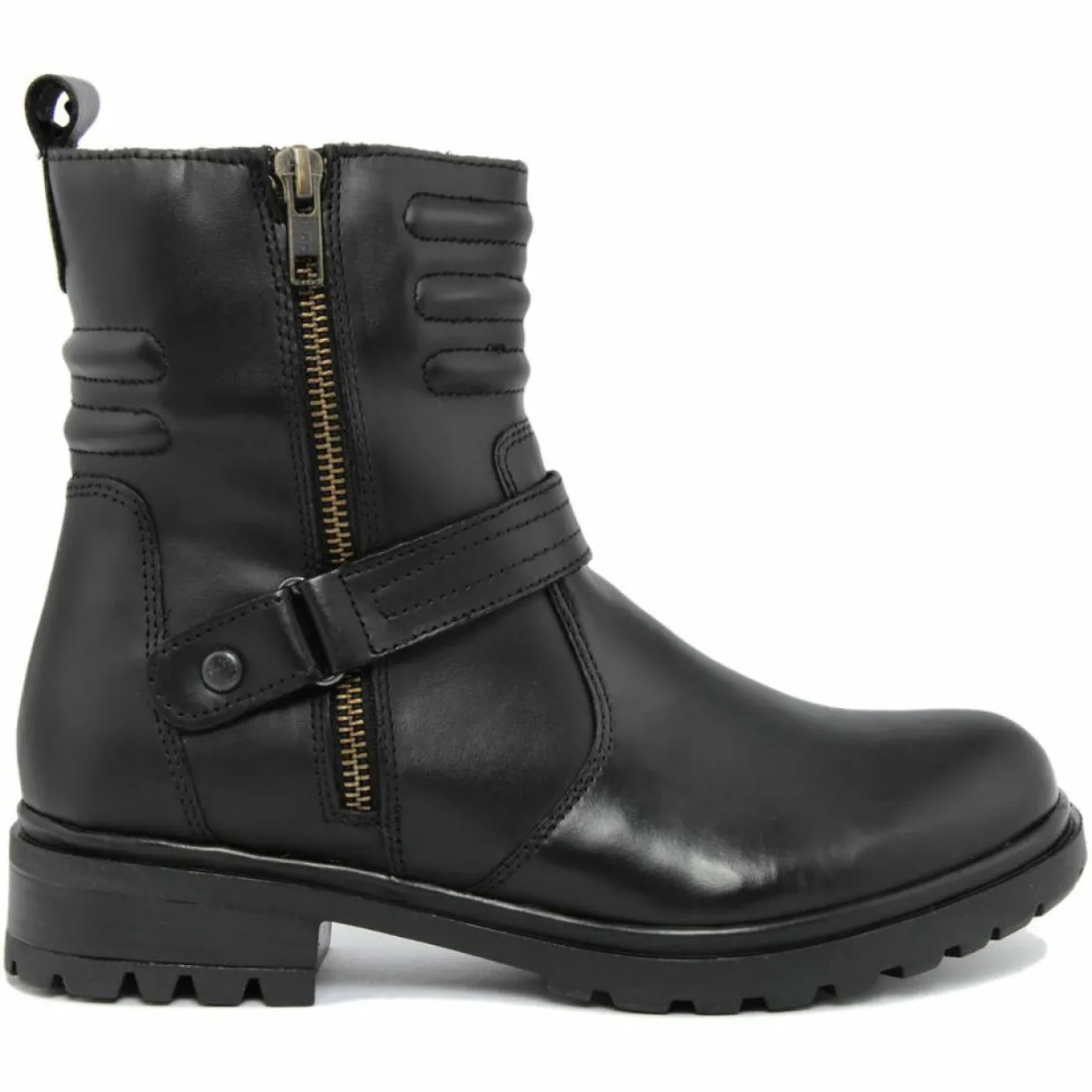 Femme Lab78 Bottines^Bottines à talon en Cuir noires
