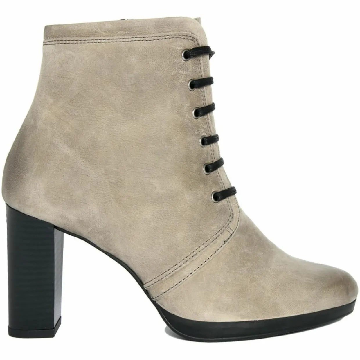 Bottines à talon en Cuir phoque - Talon 8 cm-Lab78 New