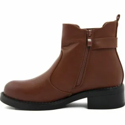 Bottines à talon marron - Talon 4 cm-Lab78 New