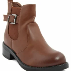 Bottines à talon marron - Talon 4 cm-Lab78 New