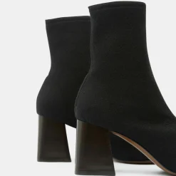 Femme Neous Bottines^Bottines à Talon noires - Talon 7,5 cm