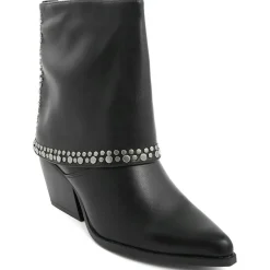 Femme Lab78 Bottines^Bottines à talon Shirane noires - Talon 7 cm