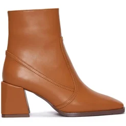 Bottines à talon Victoria cognac - Talon 7 cm-Lab78 Outlet
