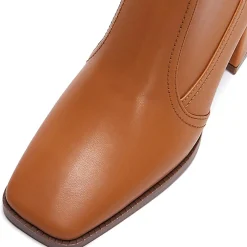 Bottines à talon Victoria cognac - Talon 7 cm-Lab78 Outlet