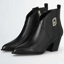 Bottines Belinda en Cuir noires-Liu-Jo Outlet