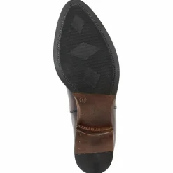 Bottines chelsea en Cuir marron foncé-Lab78 Outlet
