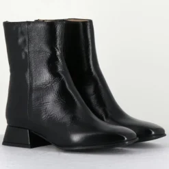 Bottines en Cuir 9916 lux noires-Garrice Lab Best