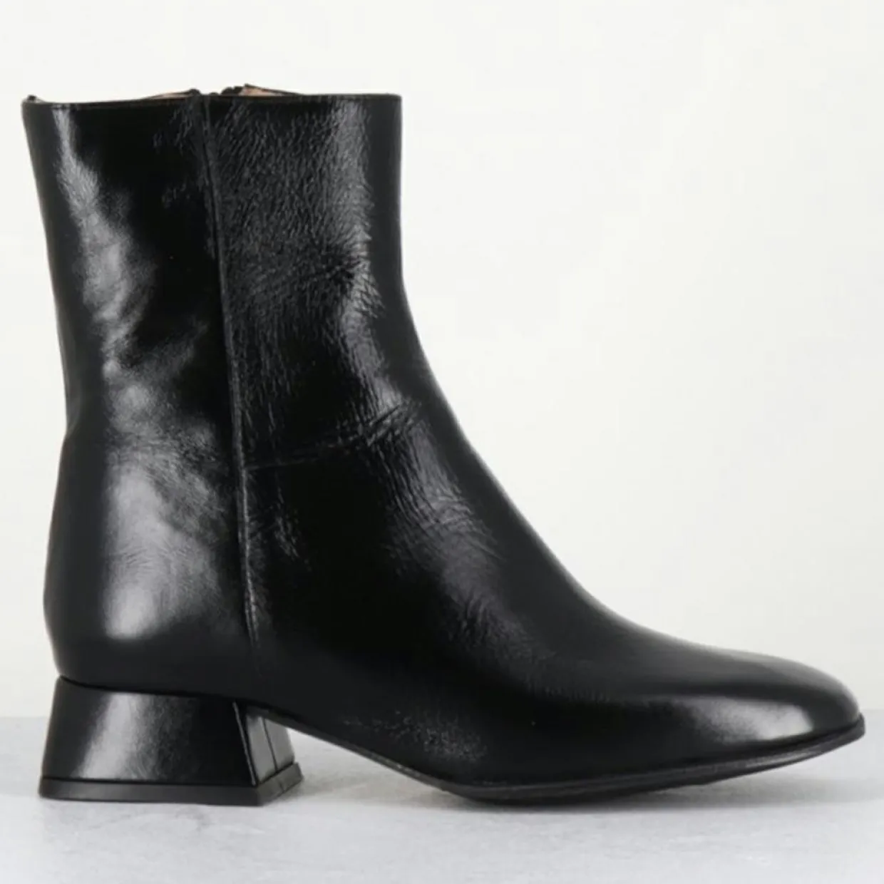 Bottines en Cuir 9916 lux noires-Garrice Lab Best