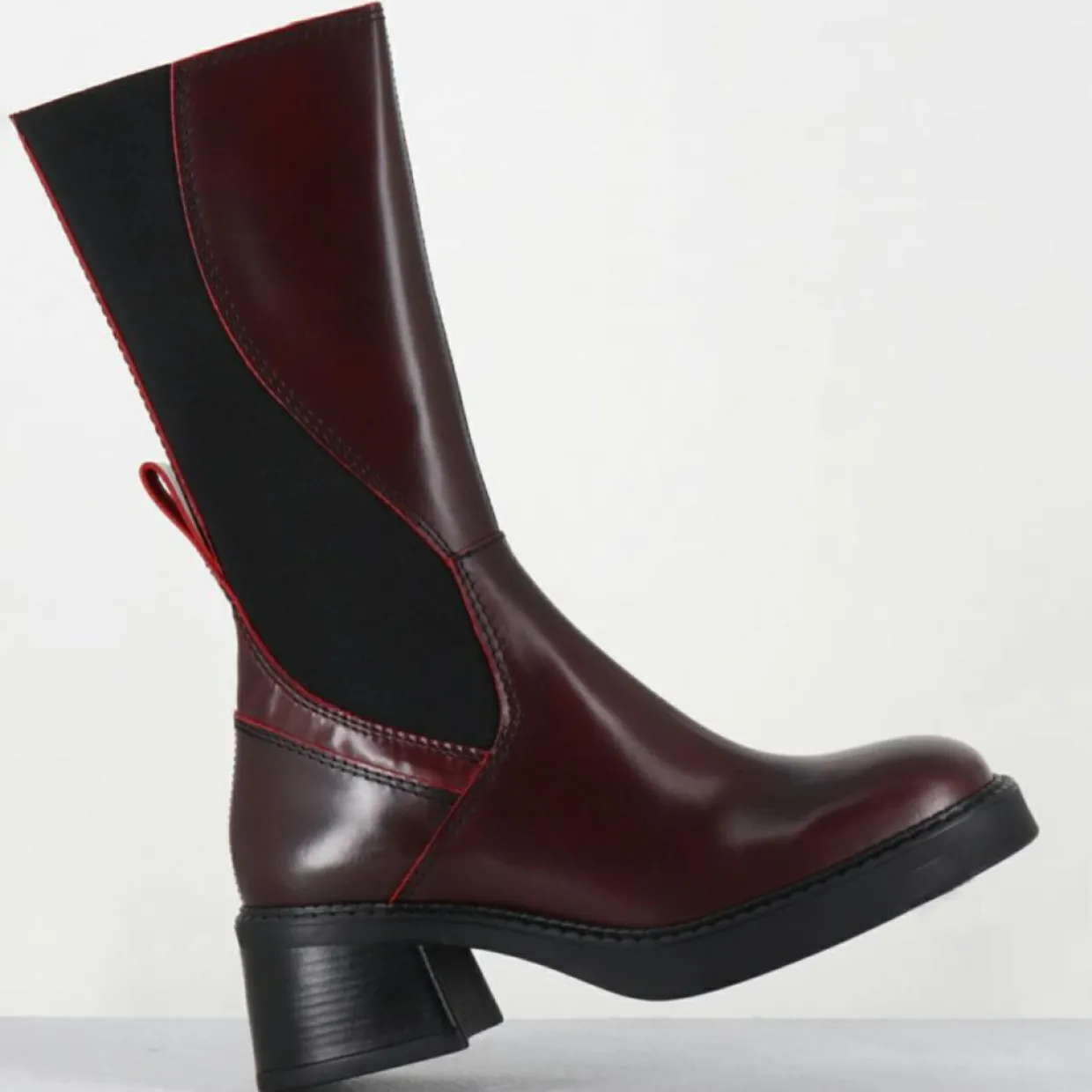 Femme E8 By Miista Bottines^Bottines en Cuir & Textile flavia bordeaux