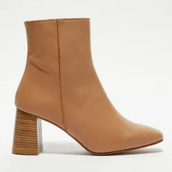 Femme Apologie Bottines^Bottines en Cuir Alba camel - Talon 8,5 cm