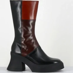 Femme E8 By Miista Bottines^Bottines en Cuir belinda marron - Talon : 10cm