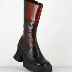 Femme E8 By Miista Bottines^Bottines en Cuir belinda marron - Talon : 10cm