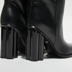Bottines en Cuir Clover noires - Talon 10 cm-Sonia Rykiel Hot